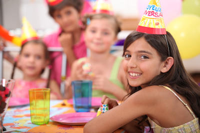 What are some popular locations for indoor birthday parties?