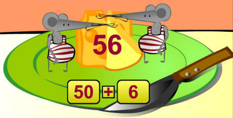 Screenshot of a Math's Whizz lesson