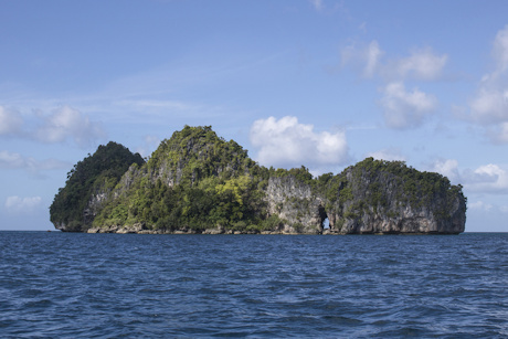 One of Palau's rock islands