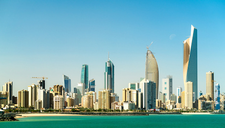 Panorama of Kuwait city