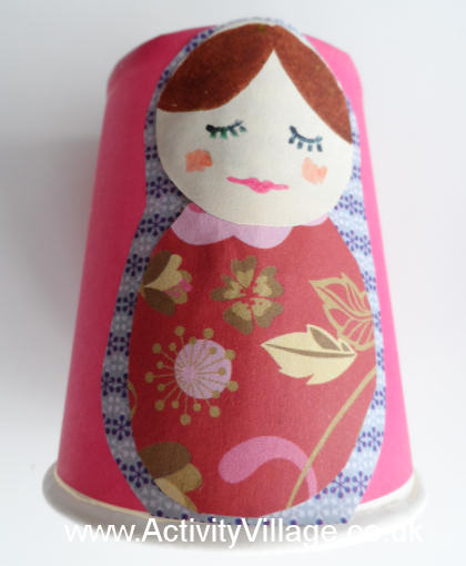 Paper cup Matryoshka dolls 3