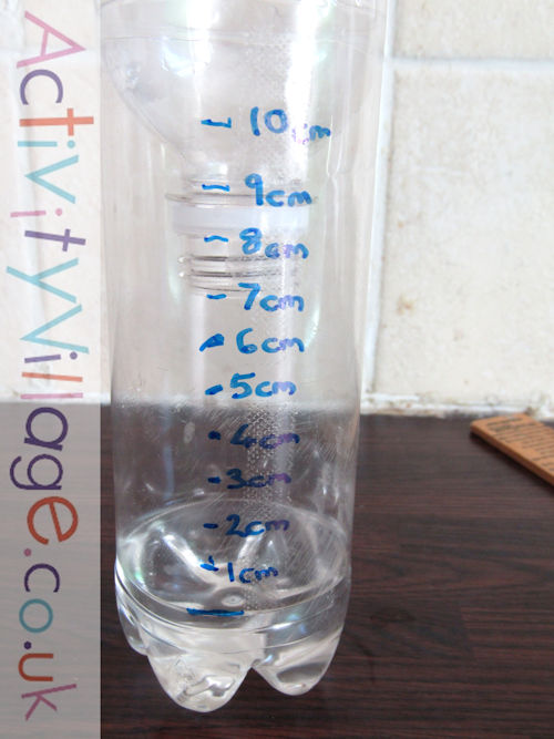 Homemade clearance rain gauge