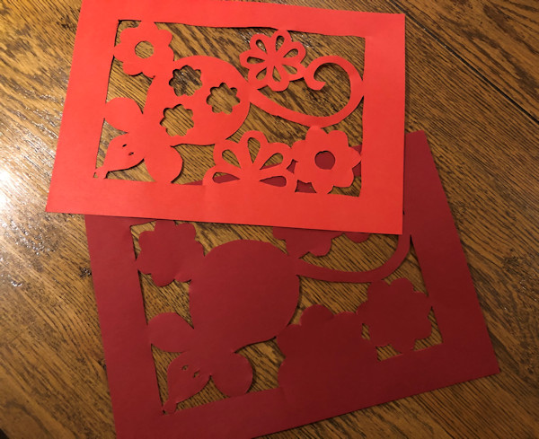 Rat Paper Cut Crafts