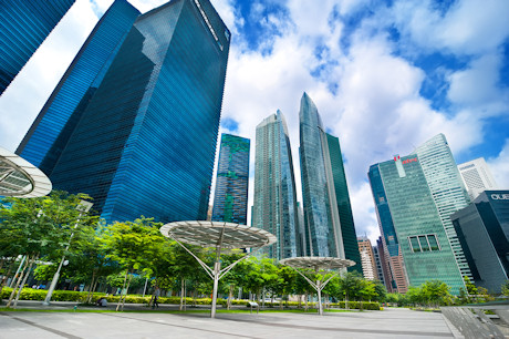 The urban landscape of Singapore - Singapore skyline