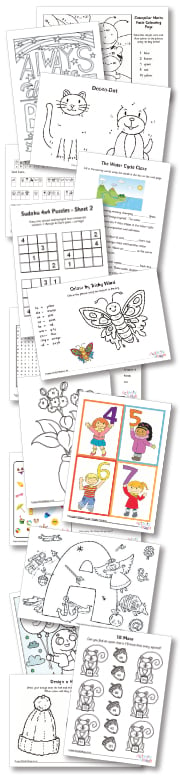 Just some of Activity Village's printable activities...