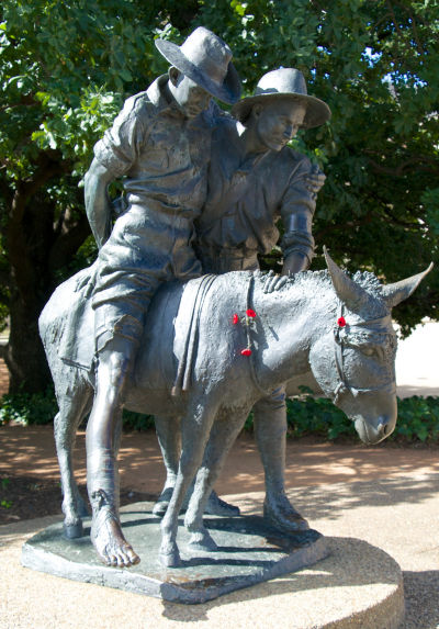 Statue of John Simpson Kirkpatrick, AWM, Canberra