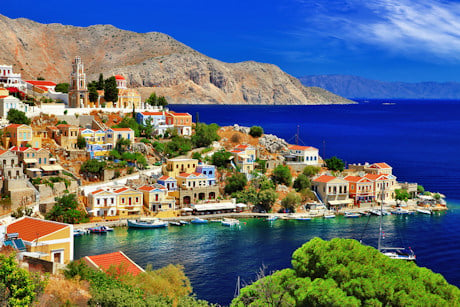 One of Greece's beautiful islands - Symi in the Dodecanese