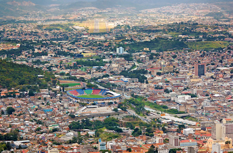 Tegucigalpa, capital city of Honduras