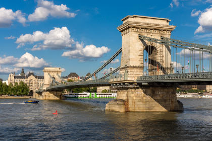 The Chain Bridge, Budapest, Hungary