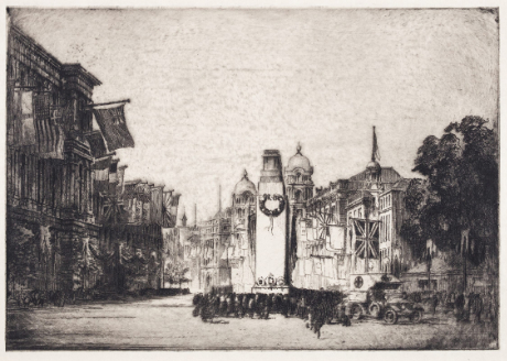 The temporary Cenotaph, 1919