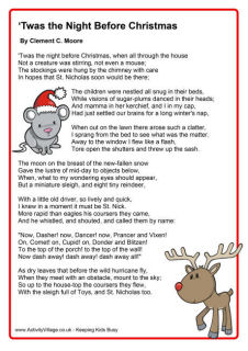 christmas stocking theme twas the night before christmas game