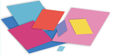 Useful shape printables - rhombuses
