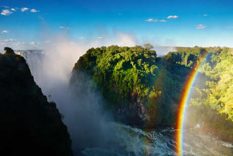 Rainbow at Victoria Falls