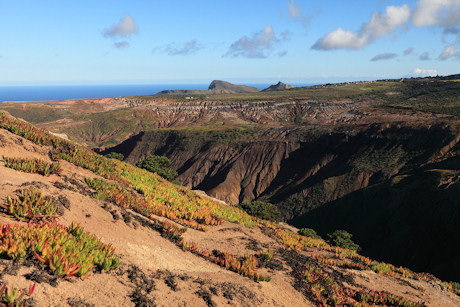 Volcanic terrain of Saint Helena