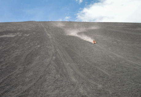 Volcano boarding Cerro Negro Nicaragua