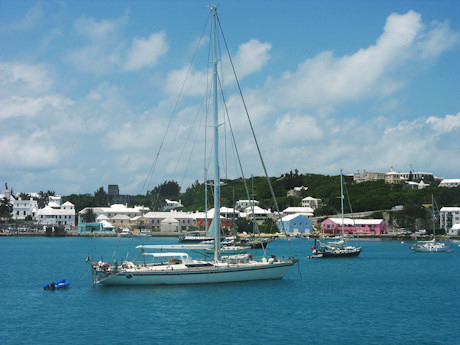 Yachts in Hamilton Harbour, Bermuda