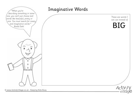 Imaginative words - big