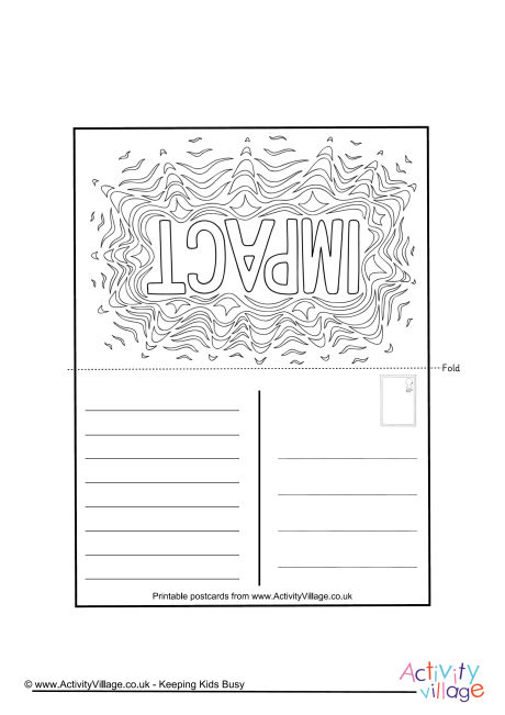 Impact postcard