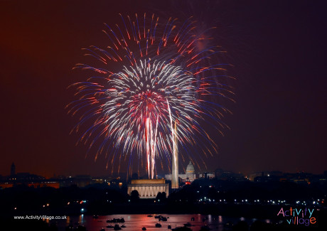 Independence Day Fireworks Poster