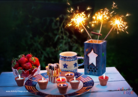 Independence Day Sparklers Poster