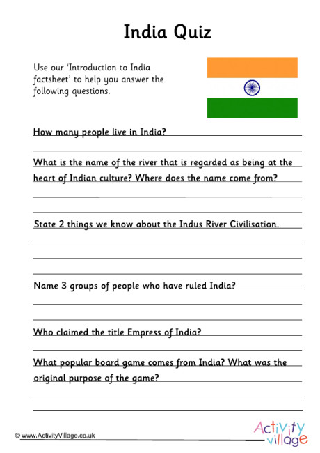 India Quiz India Quiz