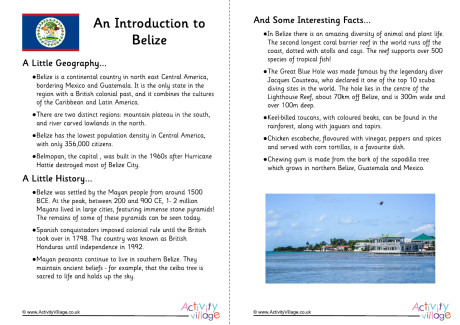 Introduction to Belize
