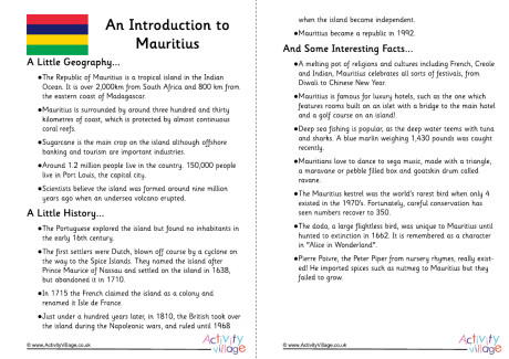 Introduction to Mauritius