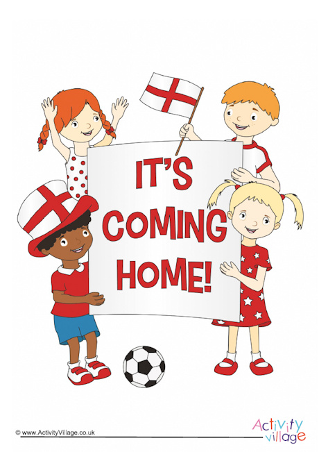 It's coming home poster It's coming home poster