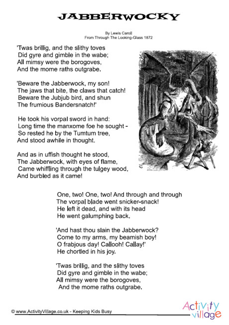 Jabberwocky Jabberwocky