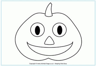 Jack O'Lantern Colouring Pages