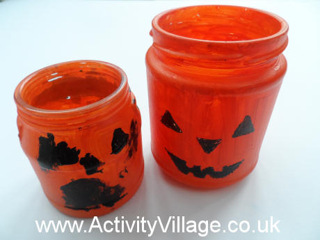 Jack O Lantern Halloween Craft