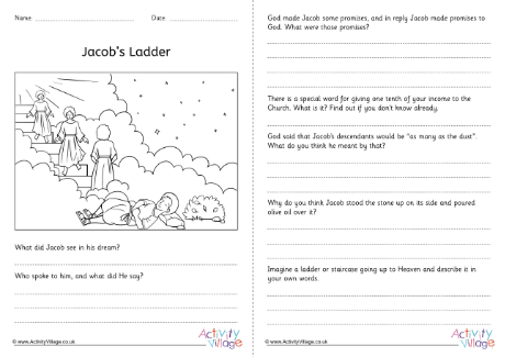 Jacob's Ladder comprehension Jacob's Ladder comprehension