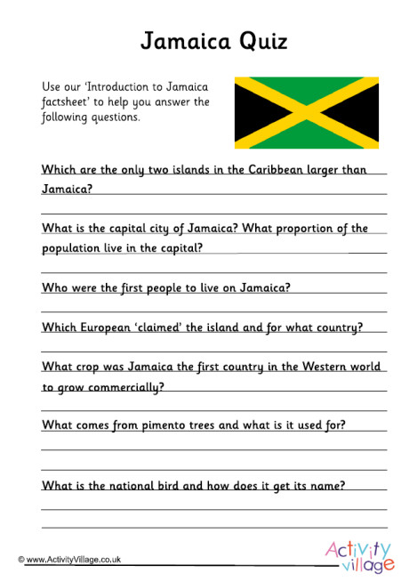 Jamaica Quiz Jamaica Quiz