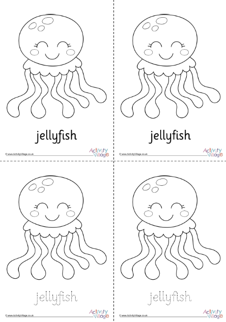 Jellyfish Colouring Page 2