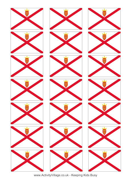 Jersey flag printable