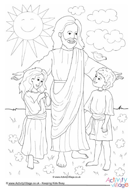 activity village coloring pages easter for kids - photo #11