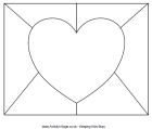 Jigsaw cutting guides - rectangle - hearts