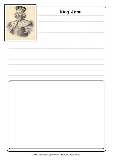 John notebooking page