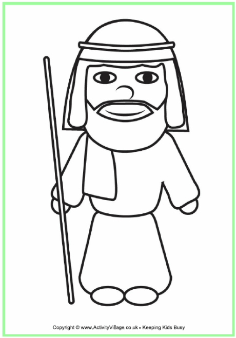 Joseph Colouring Page