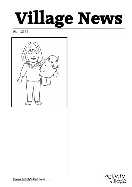 Julia Donaldson Newspaper Writing Prompt Julia Donaldson Newspaper Writing Prompt