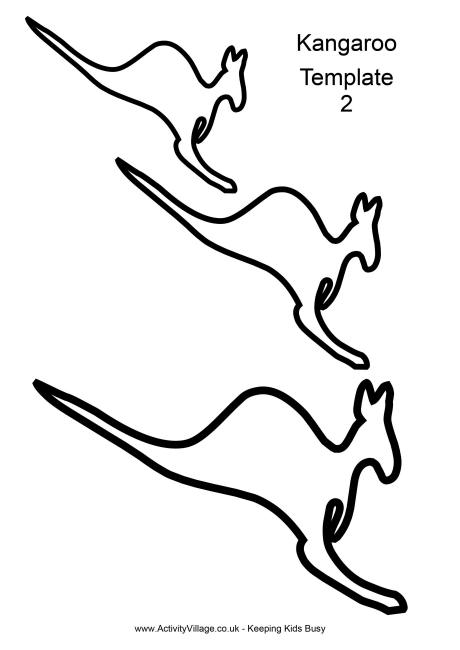 Kangaroo template 2