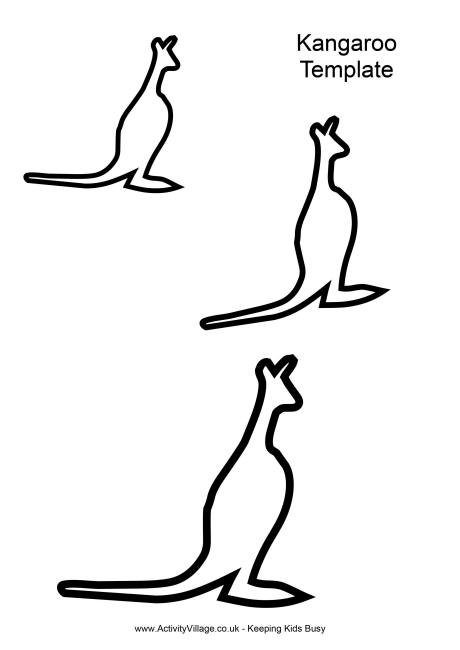 Kangaroo template