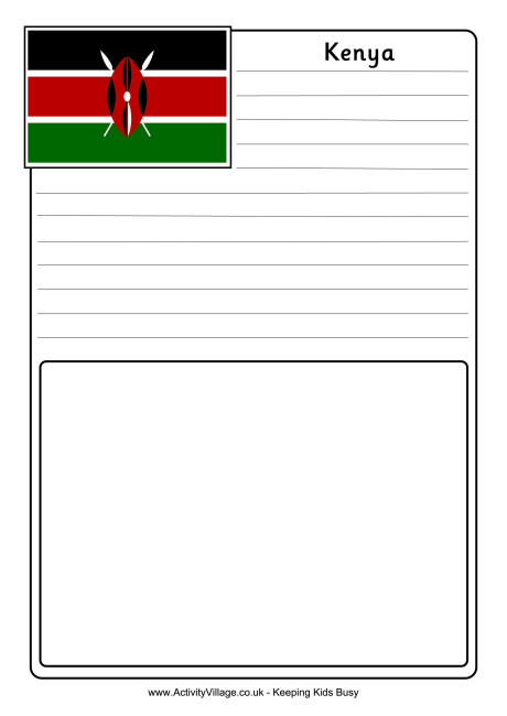 Kenya notebooking page