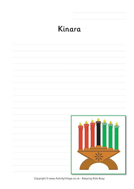 Kinara writing page