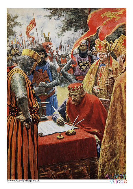 King John signing the Magna Carta
