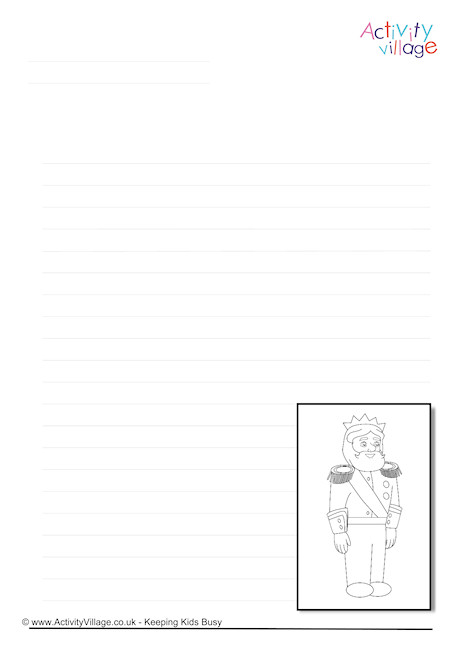 King Writing Page