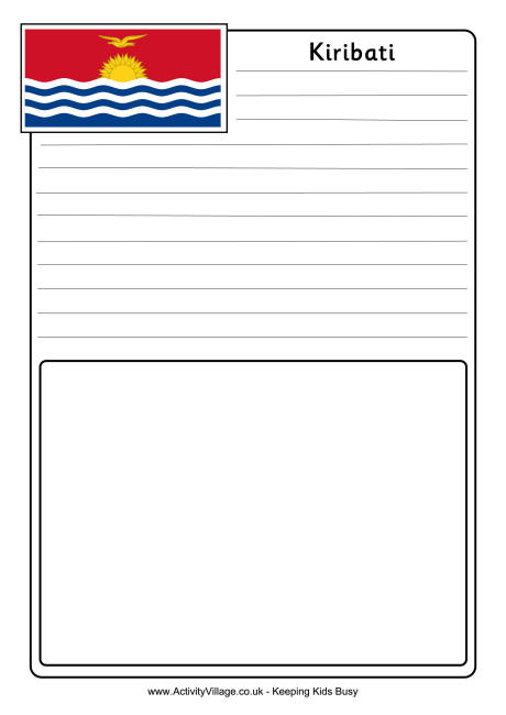 Kiribati notebooking page