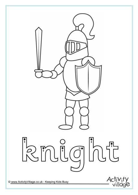 Knight finger tracing