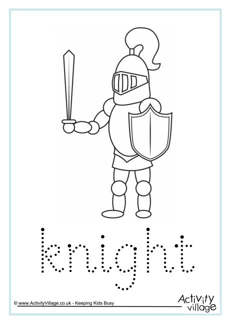 Knight word tracing