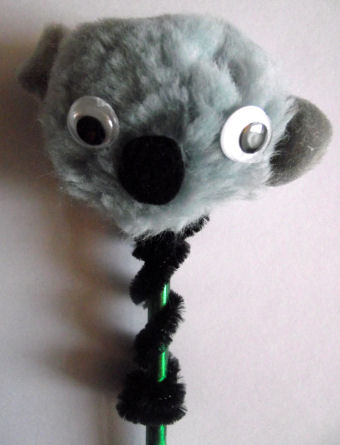 Koala pencil topper